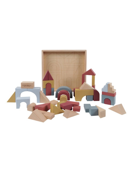 LITTLE DUTCH - BLOQUES DE MADERA FSC PURE NATURE