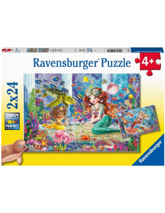 RAVENSBURGER - PUZZLE 2X24 SIRENAS