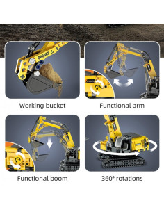 DEQUBE - SET DE CONSTRUCCION EXCAVADORA 487 PZS 2