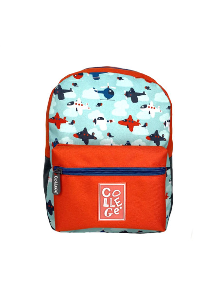 MINBEK - MOCHILA INFANTIL AVIONES 31X22,5X14CM