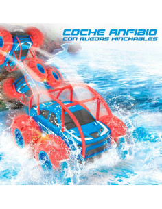 TACHAN - COCHE R/C ANFIBIO CON RUEDAS HINCHABLES