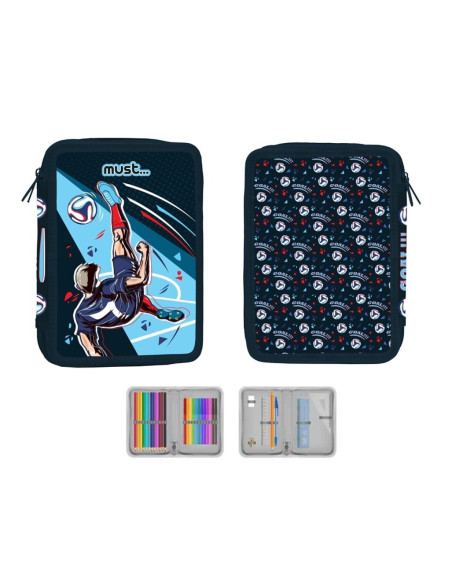 PLUMIER DOBLE FUTBOL