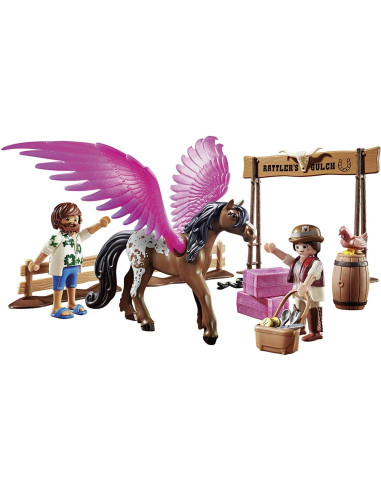 PLAYMOBIL - MARLA Y CABALLO CON ALAS