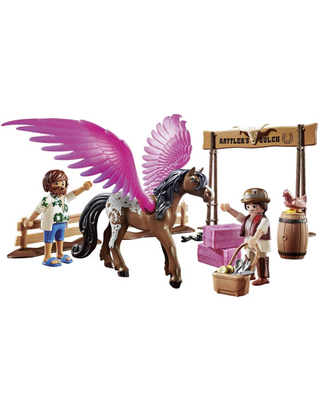 PLAYMOBIL - MARLA Y CABALLO CON ALAS