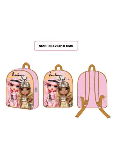 MOCHILA INFANTIL RAINBOW HIGH 30X26X10 CM