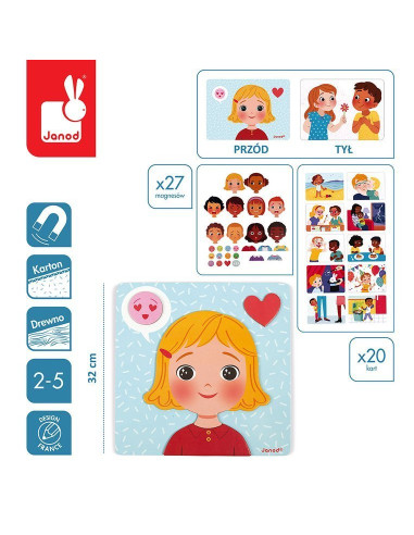 JANOD - JUEGO MAGNETICO DE LAS EMOCIONES