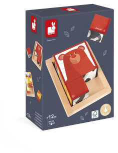 JANOD - 6 CUBOS DE MADERA EL BOSQUE