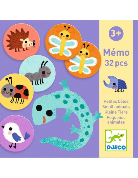 DJECO - EDUCATIVOS MEMO PEQUEÑOS ANIMALES