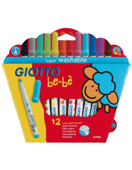 GIOTTO - ROTULADORES LAVABLES 12 UND