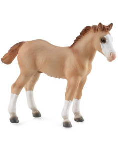 COLLECTA- FIGURA POTRO QUARTER ROJO PARDO