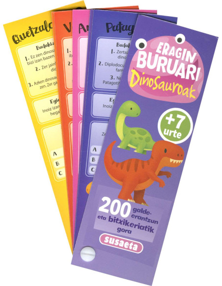 ERAGIN BURUARI - DINOSAUROAK 7+