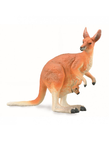 DEQUBE - CANGURO HEMBRA CON BEBE CANGURO