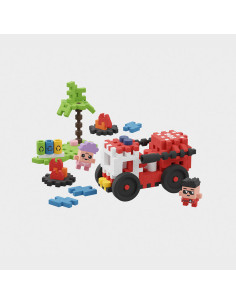 MARIOINEX - MINI WAFFLE - FIRE TRUCK 80 PCS 2