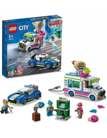 Lego City Persecución Policial Del Camión De Los Helados