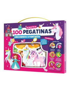 IMAGILAND - MALETIN DE PEGATINAS UNICORNIOS