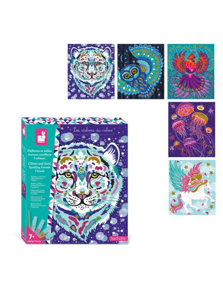 JANOD -PURPURINA Y ARENA ANIMALES BRILLANTES