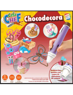 Chocodecora Cefachef, con su bolígrafo podrás decorar y moldear divertidos dulces