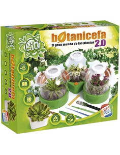 Juego Botanicefa Plus, diseña un jardín en miniatura simulando un entorno natural