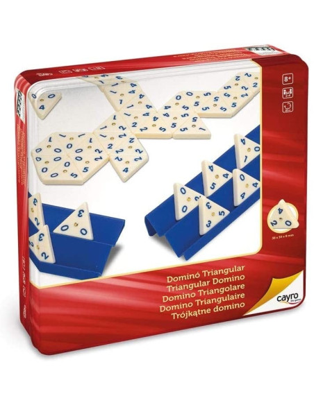CAYRO - DOMINO TRIANGULAR CAJA METAL