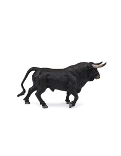 DEQUBE - FIGURA TORO BRAVO ZAINO NEGRO
