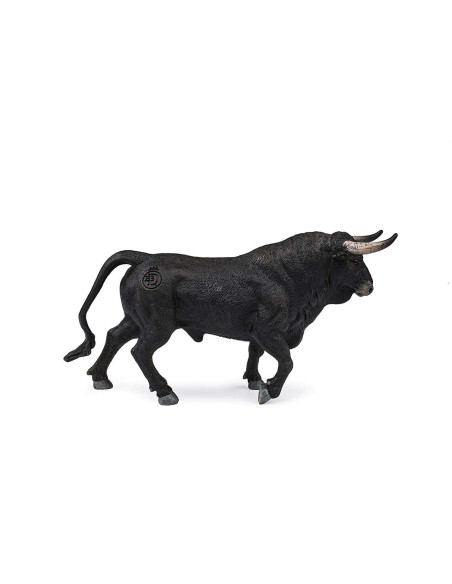 DEQUBE - FIGURA TORO BRAVO ZAINO NEGRO