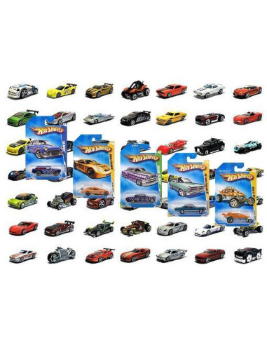 COCHE HOT WHEELS BLISTER DE UNO (250 MODELOS SDOS.)