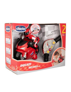 Moto R/C Ducati 1198 con mando intuitivo 8x11x14 cm ¡con sonidos del motor y claxon!