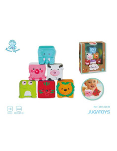 Bloques goma para el baño 6 pzas