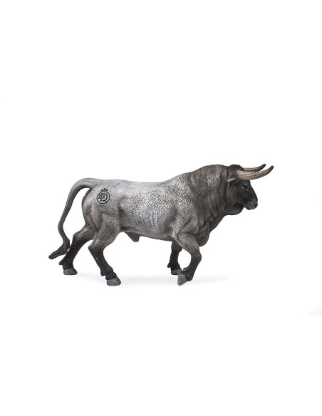 DEQUBE - FIGURA TORO BRAVO GRIS