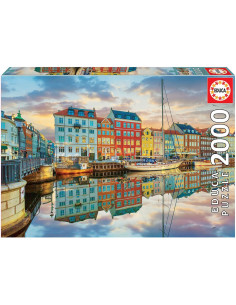 Puzzle Puerto de Copenhague 2000 piezas.