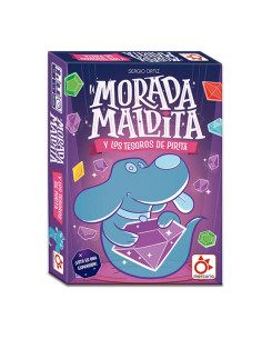 Juego La Morada Maldita y Los Tesoros de Pirita (Expansión). Ayuda a encontrar fragmentos de joya.  15x10x3 cm