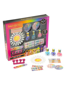 Set decoración de uñas Rainbow High ¡con uñas postizas para practicar!
