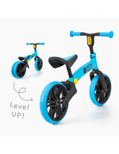 YVOLUTION - BICICLETA DE EQUILIBRIO JUNIOR AZUL