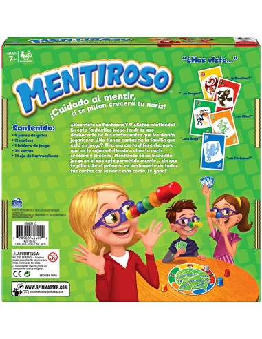 Juego de Mesa Mentiroso. Deshazte De Tus Cartas Sin Mentir.