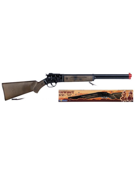 Rifle 12 Tiros En Negro 77X12X3,5 Cm