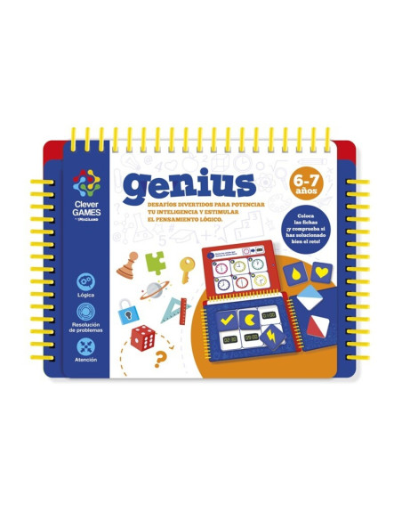 IMAGILAND - CLEVER GAMES GENIUS 6-7 AÑOS