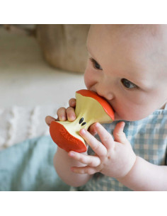 OLIandCAROL - MORDEDOR DE CAUCHO NATURAL MANZANA