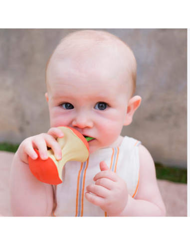 OLIandCAROL - MORDEDOR DE CAUCHO NATURAL MANZANA