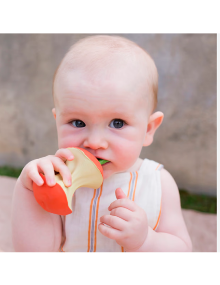 OLIandCAROL - MORDEDOR DE CAUCHO NATURAL MANZANA