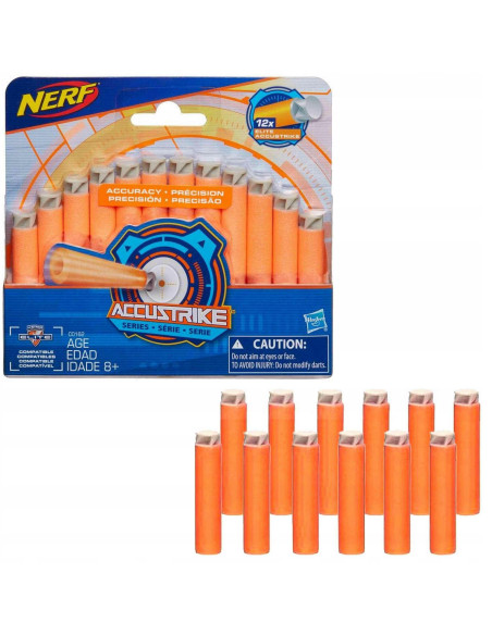 NERF - BALAS NARANJAS 12 UND