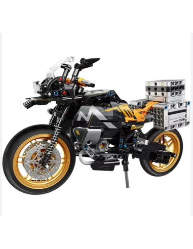 DJECO - M.MASTER - JUEGO DE CONSTRUCCION MOTOCICLETA NARANJA 572PZS