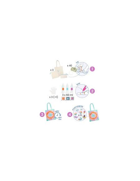 DJECO - KIT PARA ELABORAR BOLSA, BOLSITA Y NECESER