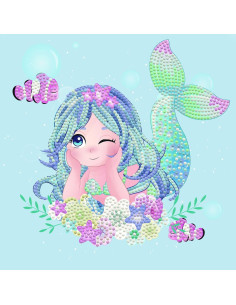 CUADROS CON DIAMANTES SIRENA 2