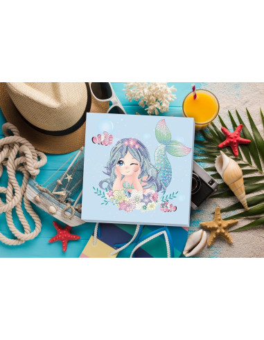 CUADROS CON DIAMANTES SIRENA