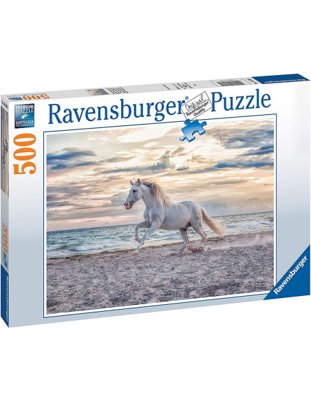 RAVENSBURGER-PUZZLE 500 CABALLO EN LA PLAYA