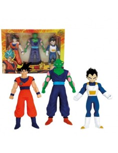 BIZAK -PACK 3 MONSTER FLEX DRAGON BALL SURTIDO