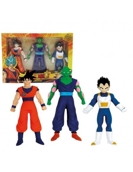 BIZAK -PACK 3 MONSTER FLEX DRAGON BALL SURTIDO