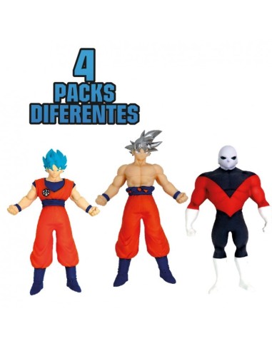BIZAK -PACK 3 MONSTER FLEX DRAGON BALL SURTIDO