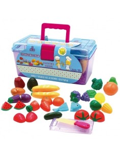 TACHAN - MALETIN CON ALIMENTOS PARA CORTAR CON 33 PIEZAS