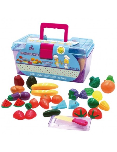 TACHAN - MALETIN CON ALIMENTOS PARA CORTAR CON 33 PIEZAS